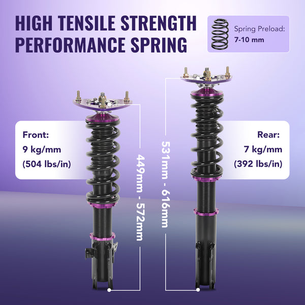 2000-2007 Subaru Impreza WRX & WRX STi Coilovers 4PCS