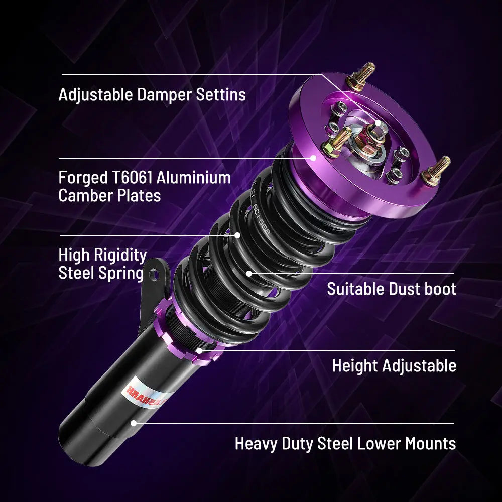 2006-2011 BMW 3-Series E90 E91 E92 E93 Coilover Shock Absorbers 4PCS Flashark