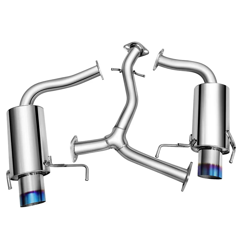 2006-2013 Lexus IS250 IS350 V6 Sedan Catback Exhaust System w/ Burnt Tip Flashark