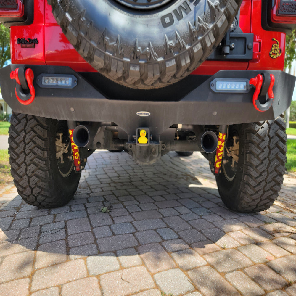 2007-2017 Jeep Wrangler JK (3.6L / 3.8L) & 2018-2023 Jeep Wrangler JL (2.0L / 3.6L) Axle-Back Exhaust System