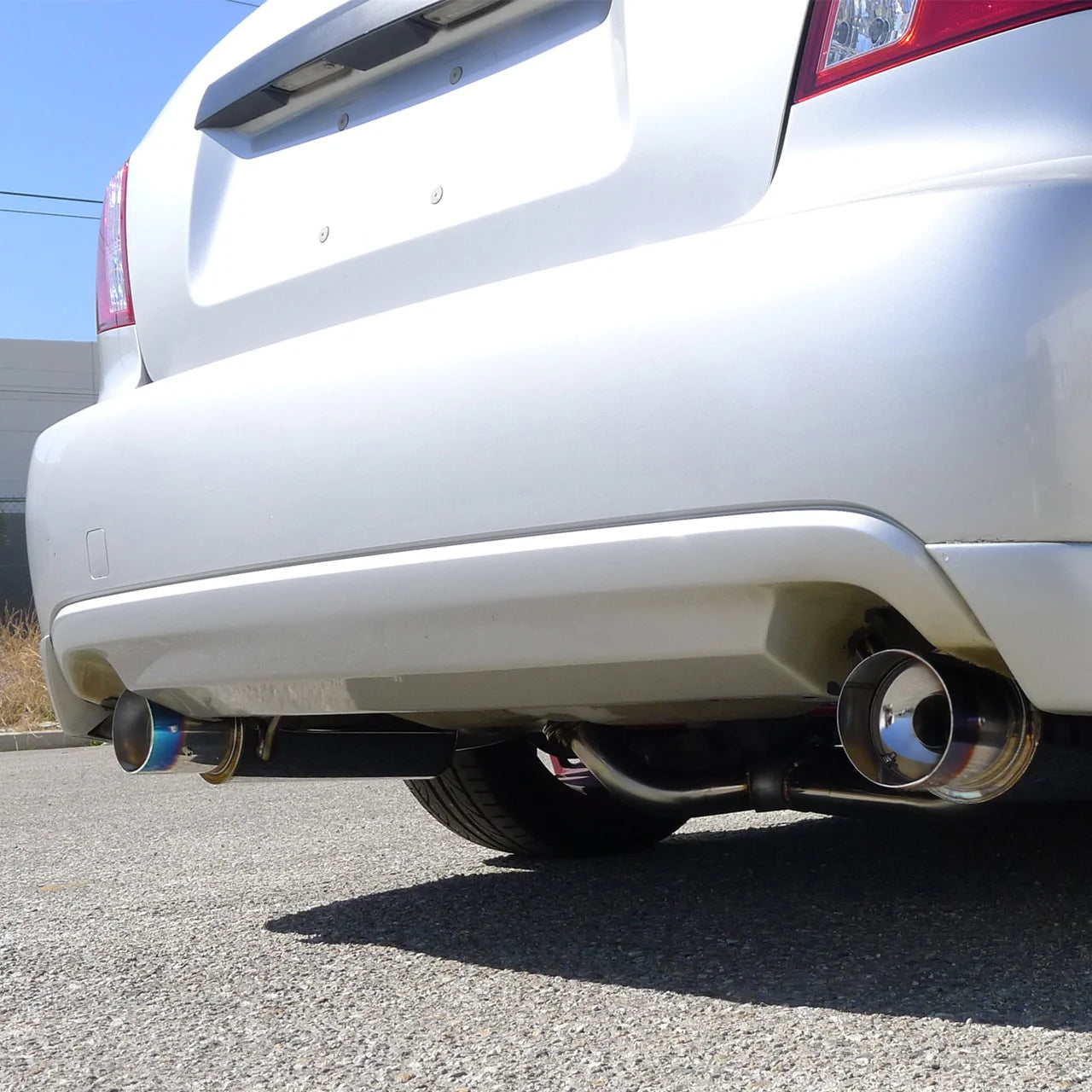 Sistema de escape Catback con punta quemada doble N1 para Subaru Impreza WRX STI 2008-2014