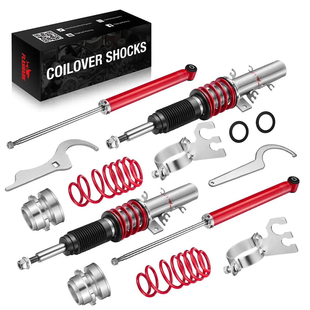 2009 - 2017 VW Polo Typ 6R and 6C 1.2, 1.4, 1.6, 1.4 TDi, 1.6TDi Coilover Shock Absorbers Struts 4PCS Flashark