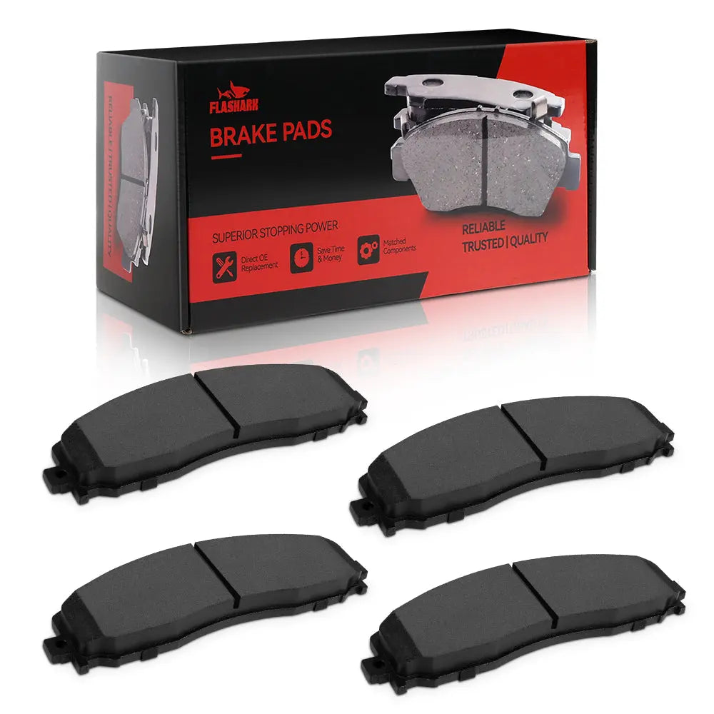 2009-2018 Dodge Ram 2500 3500 Brake Rotors and Pads Kit - Front and Rear Flashark