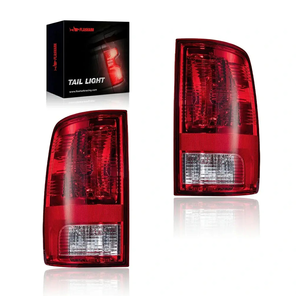 2009-2022 Dodge Ram 1500 2010-2018 Ram 2500 3500 Tail Light Assembly Driver + Passenger (Left + Right) Set Flashark