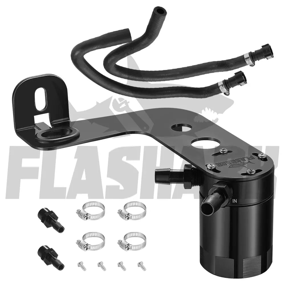 2010-2015 Chevrolet Camaro SS Baffled Oil Catch Can PCV Side Flashark