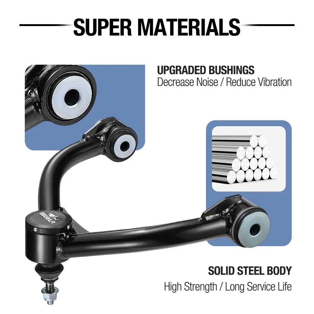 2011-2019 Chevy Silverado GMC Sierra 2500 3500HD Lifted Front Upper Control Arms 2 Inch-4 Inch Flashark