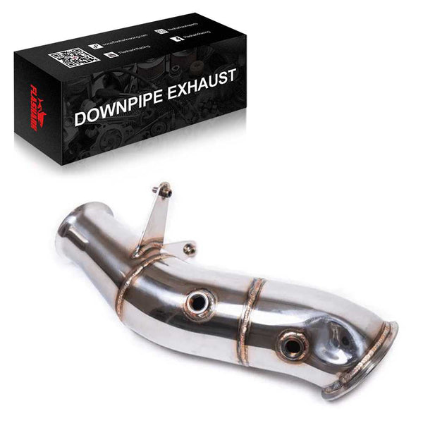 2012-2019 BMW N55 M235i/435i/435i XDrive F32/F33/F36/F22/F23 Catless Turbo Downpipe Exhaust Flashark
