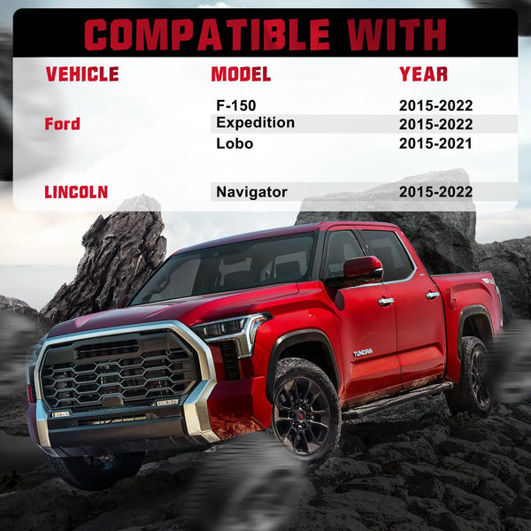 2015-2022 Ford F150 / Lincoln Navigator 1.25"/1.5"/2" 6x135mm Wheel Spacers 4PCS Flashark