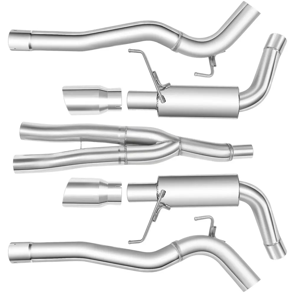 2015-2023 Ford Mustang 2.3L EcoBoost N1 Muffler Tip Catback Exhaust System Flashark