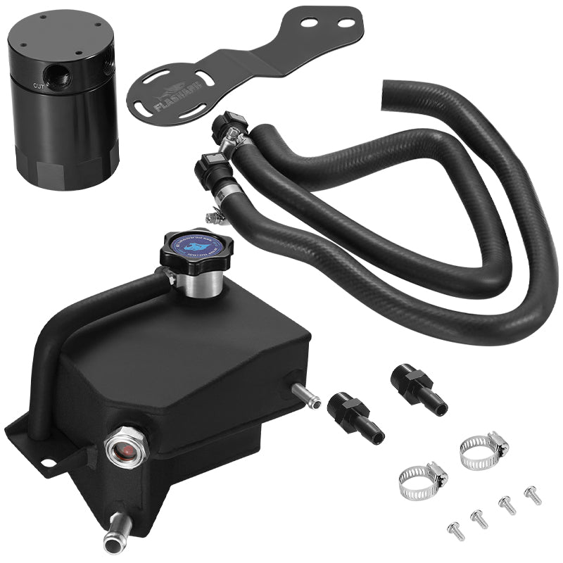 For 2017-2024 Honda Civic Type R Baffled Oil Catch Can PCV Side