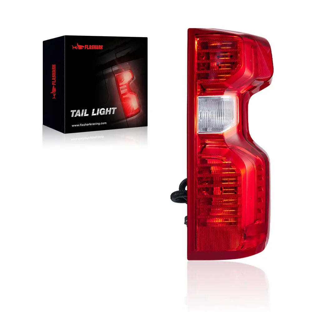 2019-2022 Chevrolet Silverado 1500 Tail Light Assembly Driver + Passenger (Left + Right) Set Flashark