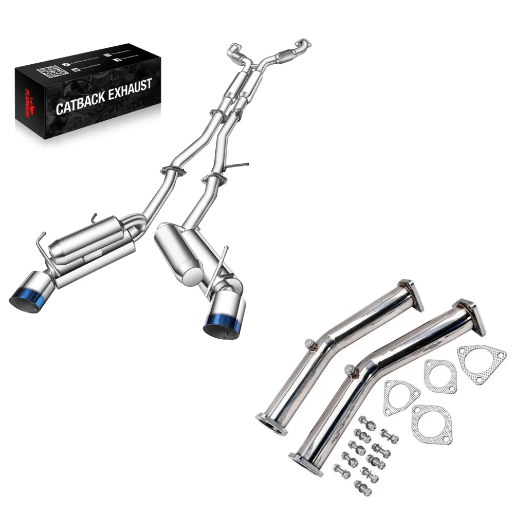 Catback Exhaust for 2003-2008 Nissan 350Z & Infiniti G35 with 4.5'' Single Tip & 3'' Pipe