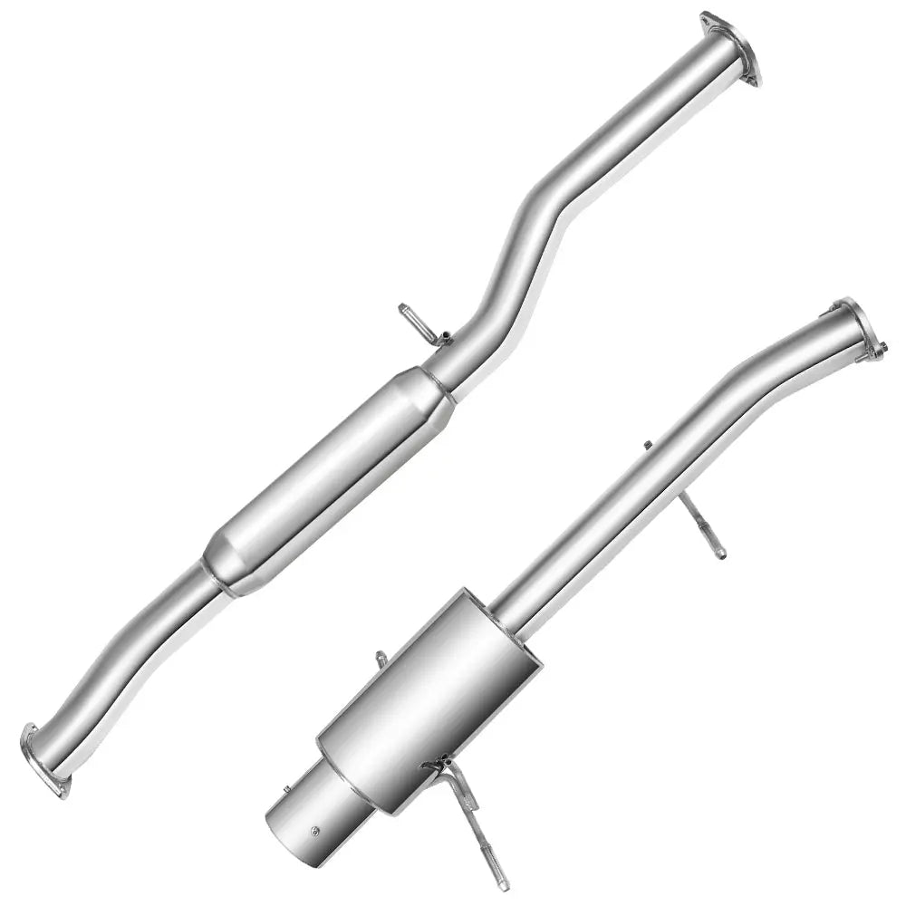 3" Catback Exhaust 4.5" Muffler Tip+Downpipe Exhasut Up-pipe for 2002-2007 Subaru Impreza WRX / STI GD EJ205 Flashark