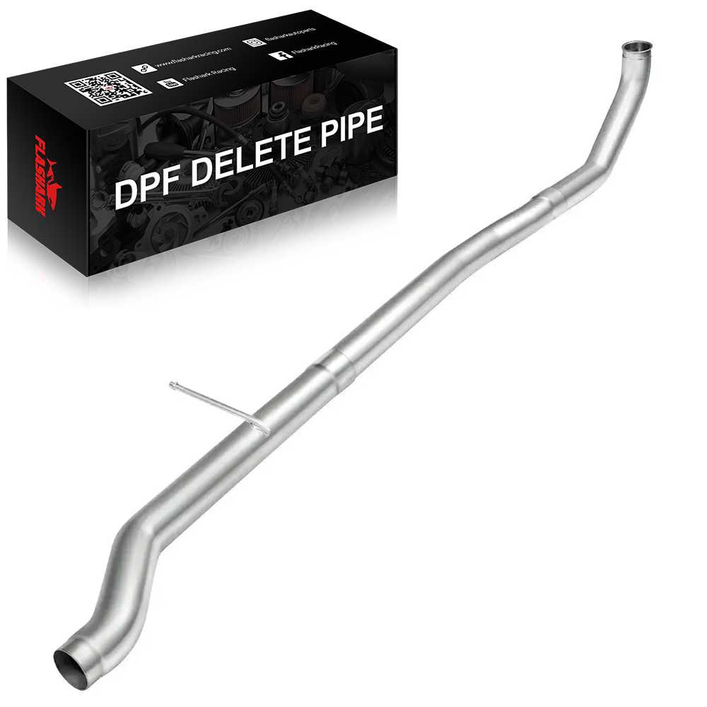 3 Inch DPF Delete Race Pipe for 2014-2018 3.0L Ecodiesel Dodge Ram 1500 Jeep Grand Cherokee Flashark