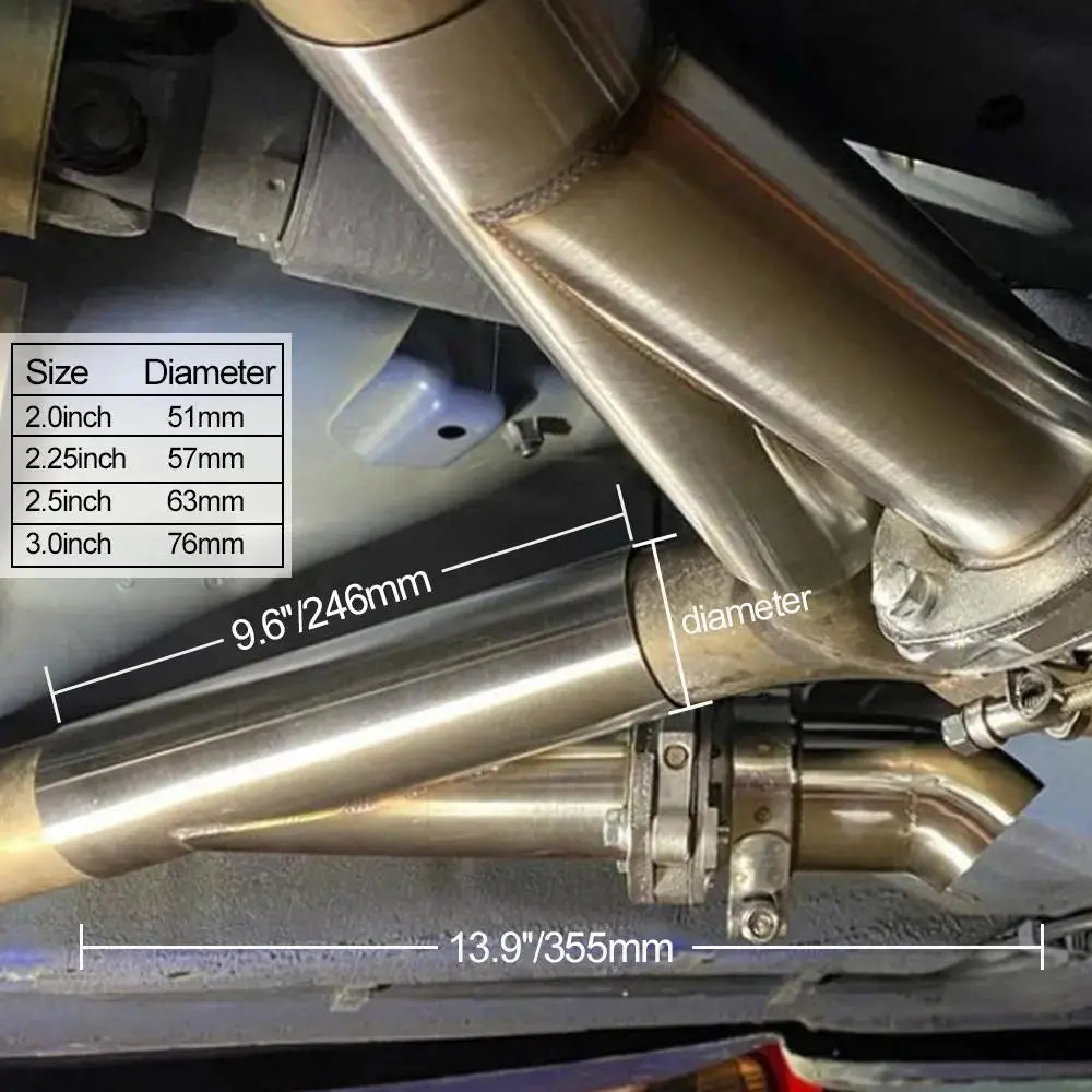 Flashark 2.0/2.25/2.5/3 Inch Dual Electric Exhaust Cutout Valve Remote Switch Flashark