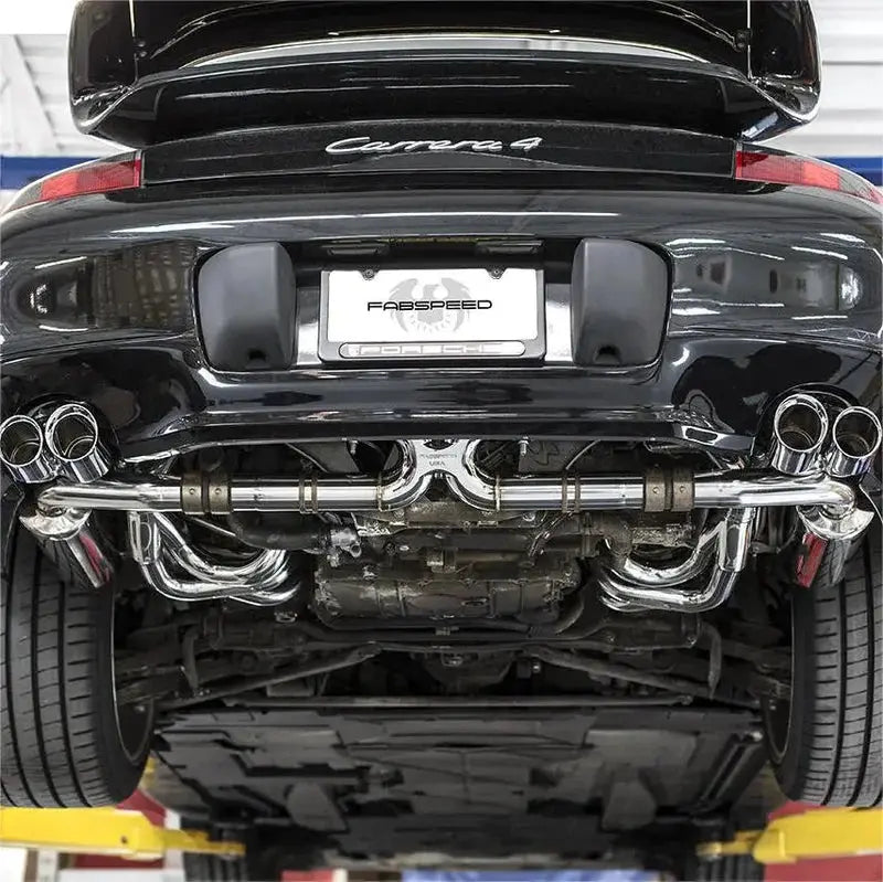 Exhaust Header/Downpipe Exhaust for 2000-2004 Porsche Boxster 986 2.7L / 3.2L Flashark