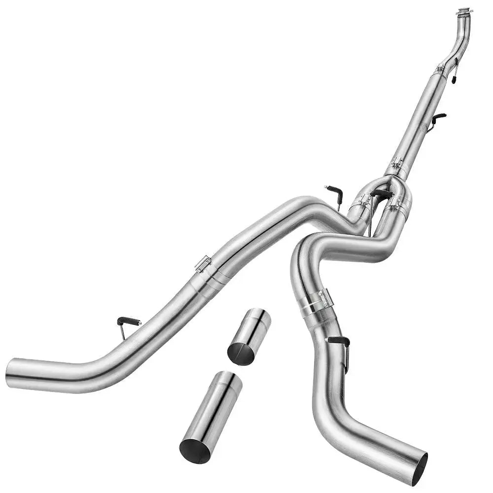 5'' Downpipe Back Duals 2011-2016 LML 6.6L Duramax DPF Delete Race Pipe GM 2500/3500 Flashark