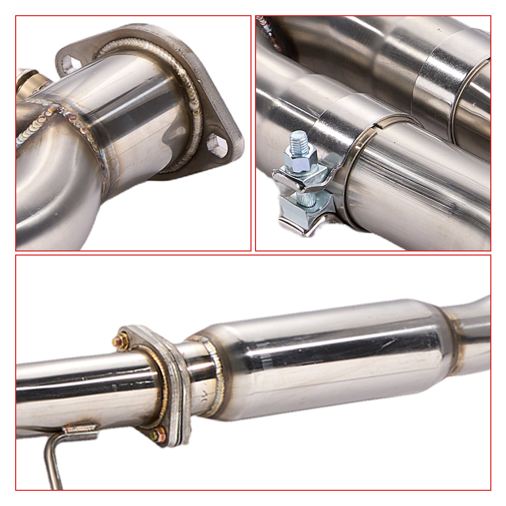 Escape Cat-Back de una sola punta de 3 pulgadas para Nissan 370Z 2009-2020