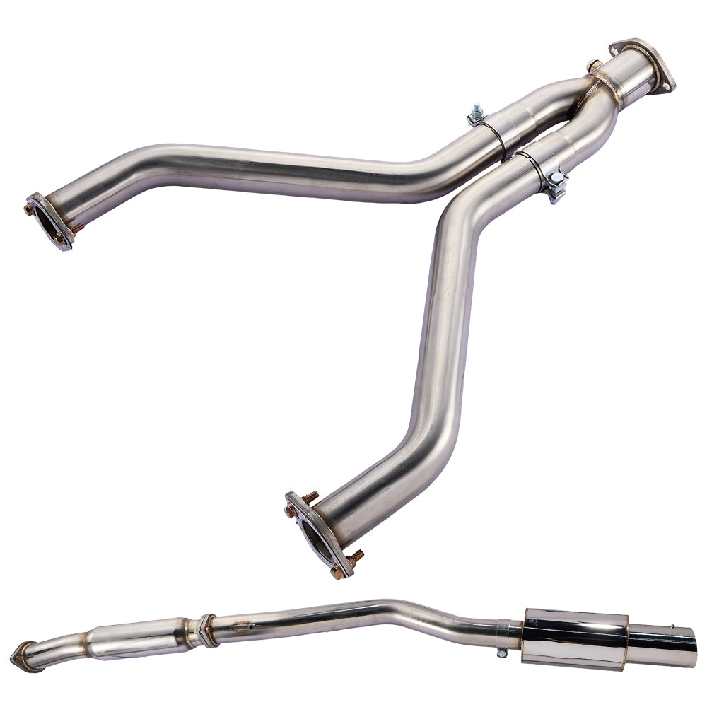 Escape Cat-Back de una sola punta de 3 pulgadas para Nissan 370Z 2009-2020