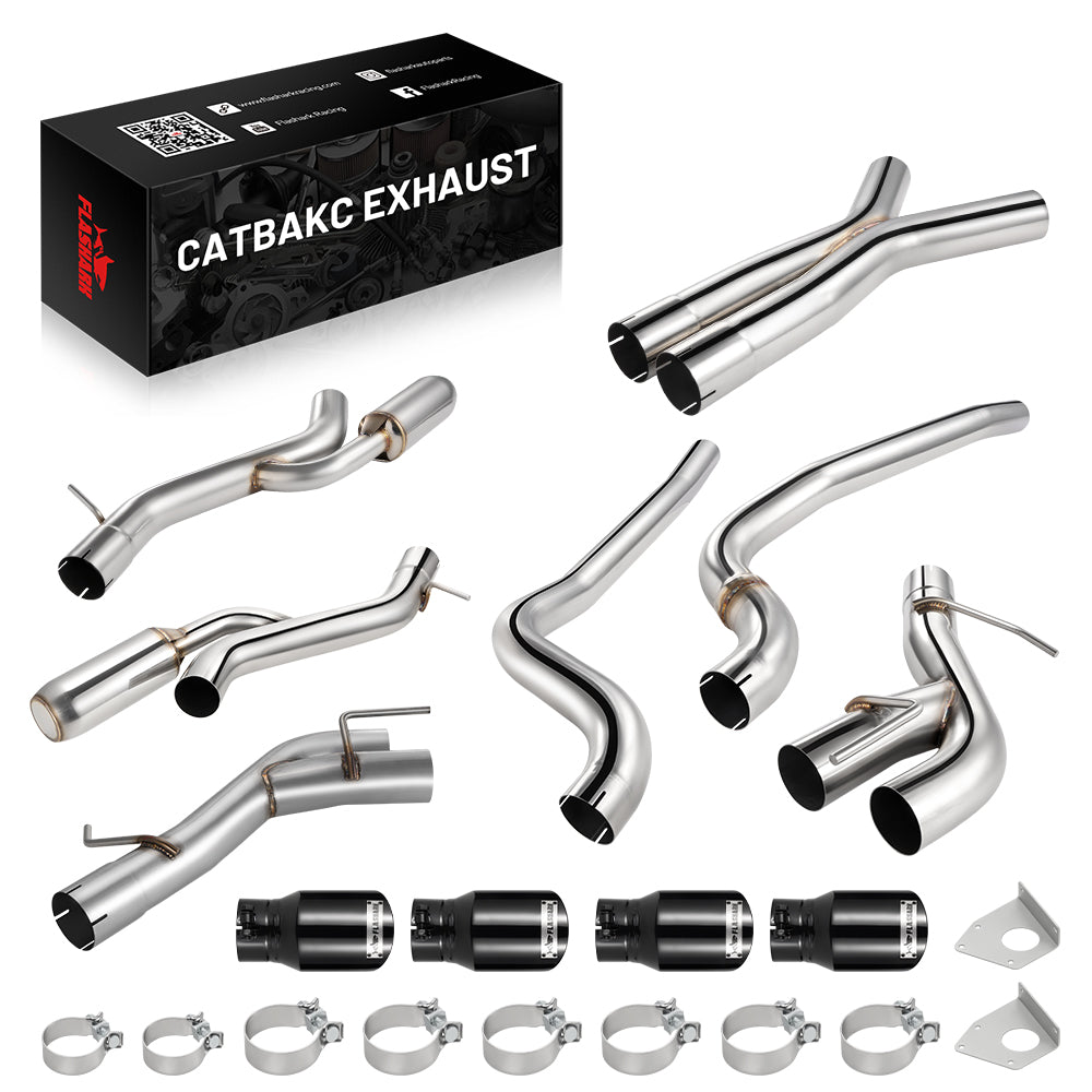 Tubo de escape Catback de 4,5 pulgadas con una sola punta y 3 pulgadas para Nissan 350Z Infiniti G35 2003-2008