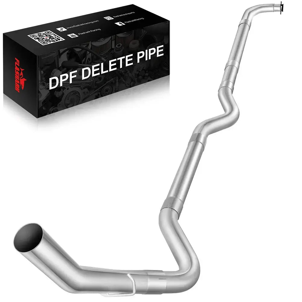 4 Inch/5 Inch 2001-2007 LBZ LLY LB7 6.6 Chevy Duramax Downpipe-Back DPF Delete Race Pipe Flashark