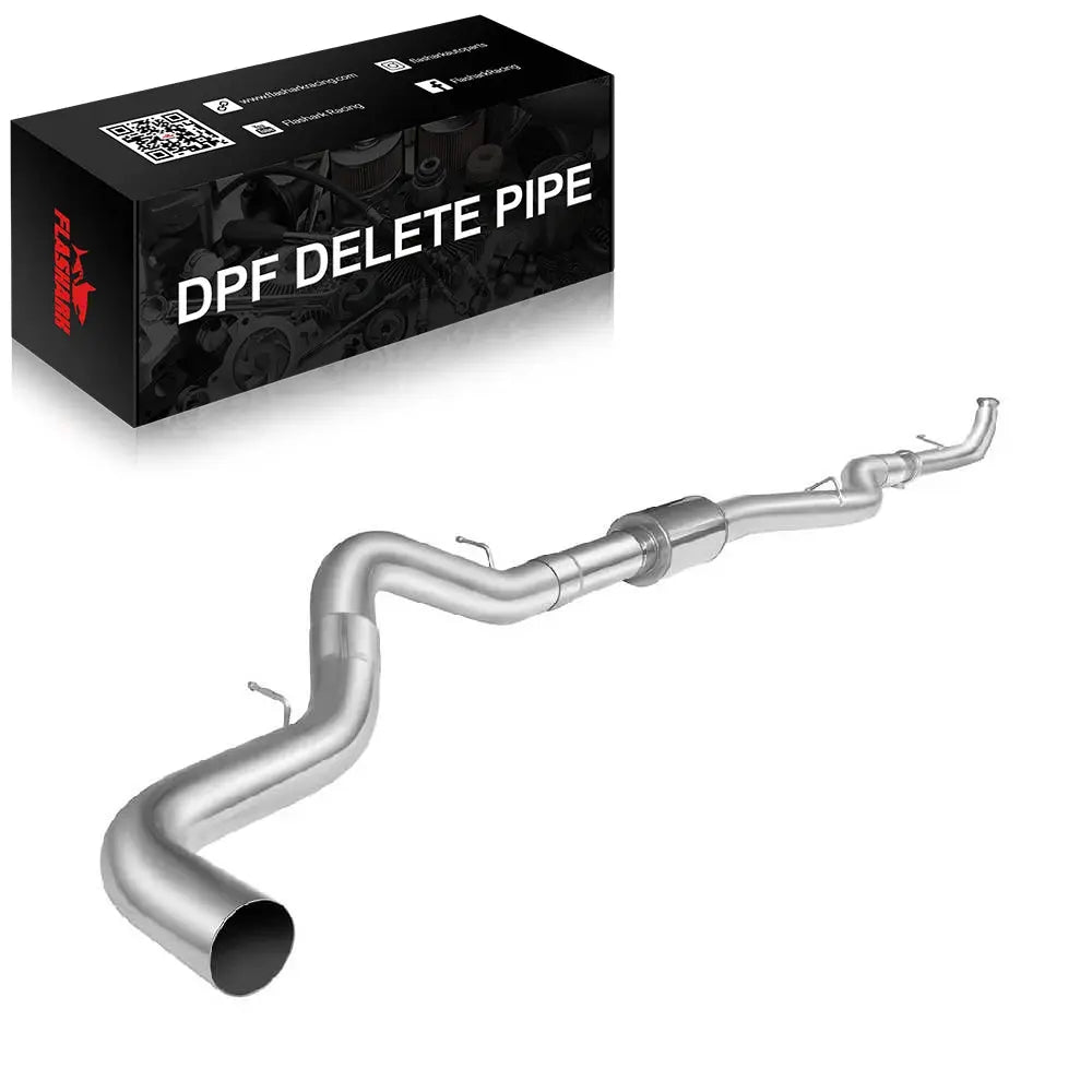4 Inch/5 Inch 2001-2007 LBZ LLY LB7 6.6 Chevy Duramax Downpipe-Back DPF Delete Race Pipe Flashark