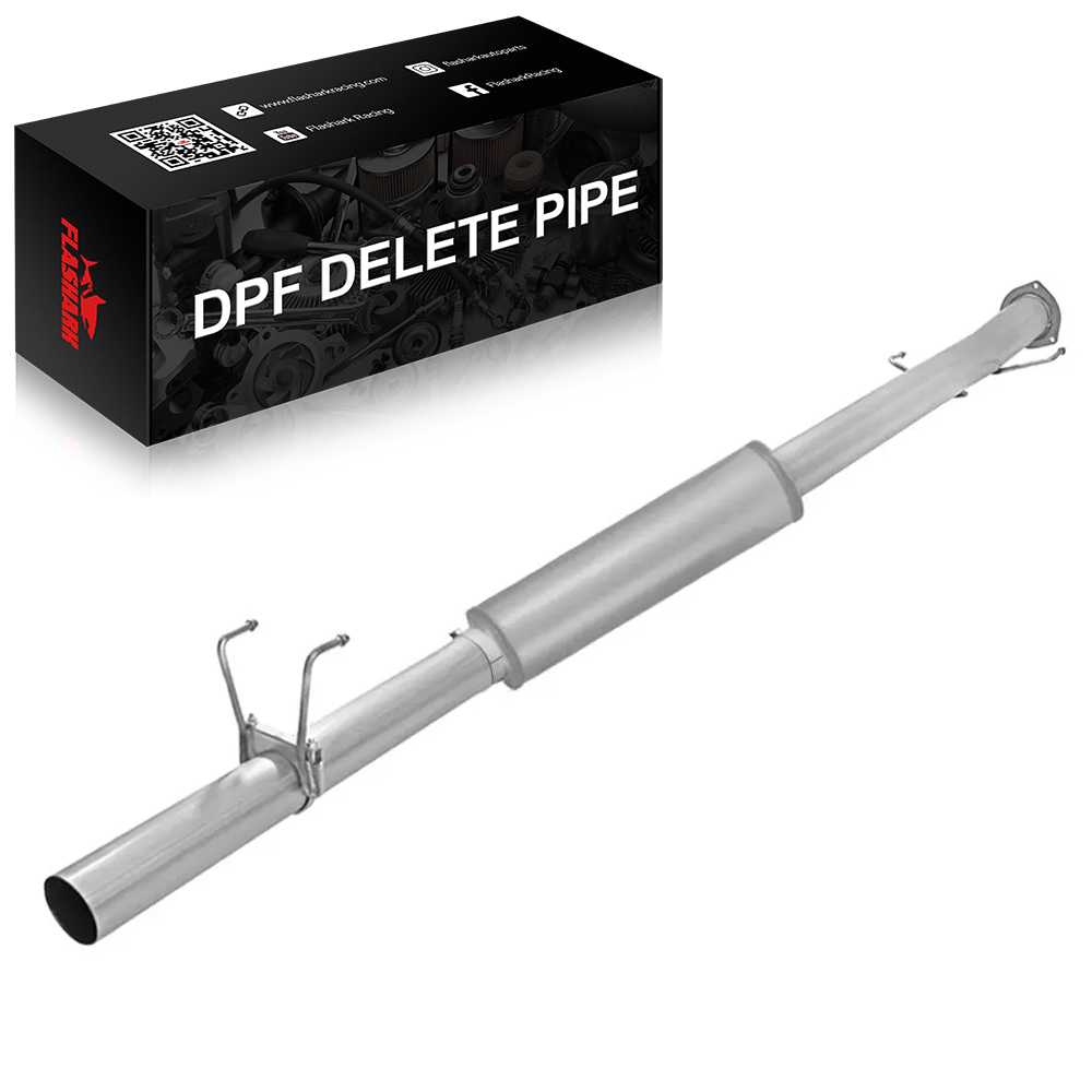 4.0/5.0 Inch 2013-2018 6.7 Cummins DPF Delete Race Pipe Dodge Ram 2500/3500 Turbo-Back Flashark