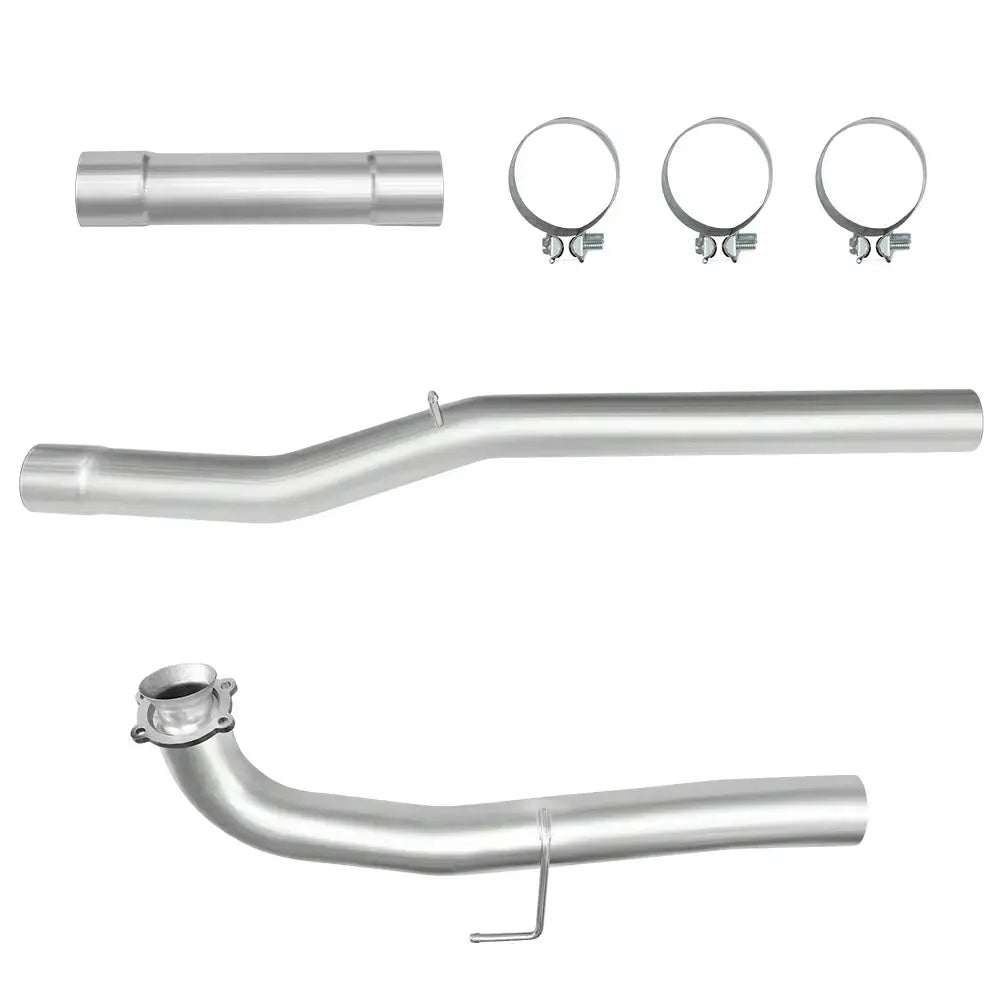 4.0/5.0 Inch 2017-2022 L5P 6.6 Duramax Chevy GMC DPF Delete Race Pipe Downpipe-Back Flashark