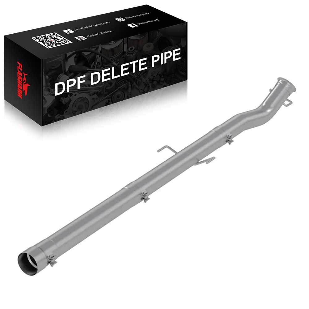 4.0 Inch 2019-2021 6.7 Cummins DPF Delete Race Pipe Dodge Ram 2500/3500 Flashark