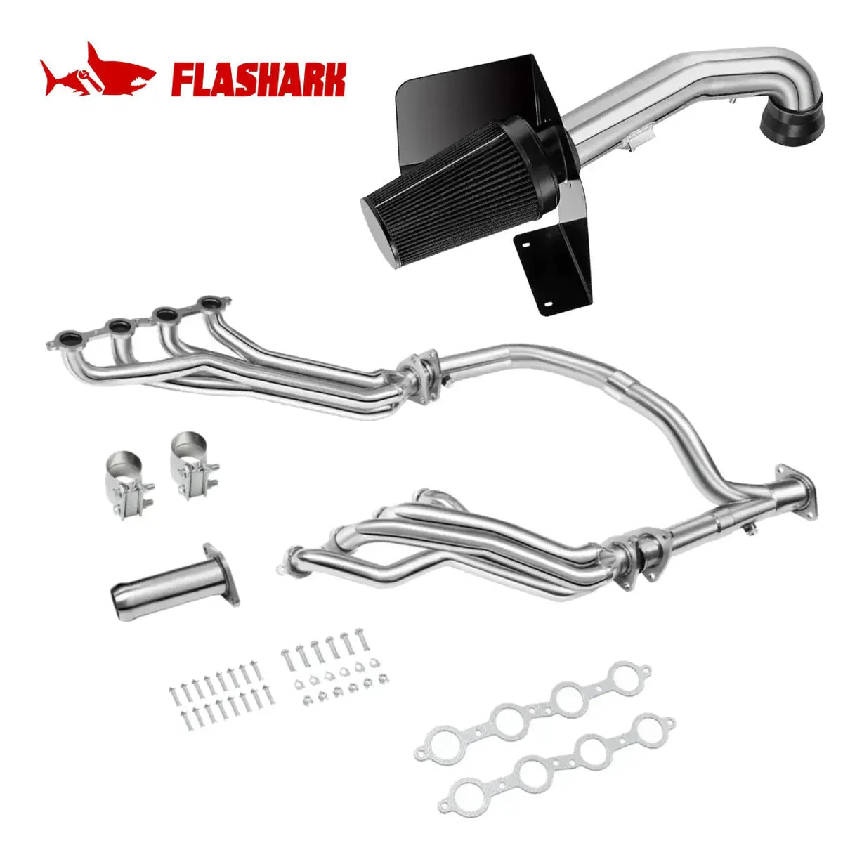 Long Tube Headers for 2007-2014 Chevy Silverado/Suburban/Tahoe  GMC Sierra/Yukon Cadillac Escalade 4.8L/5.3L/6.0L/6.2L Vortec