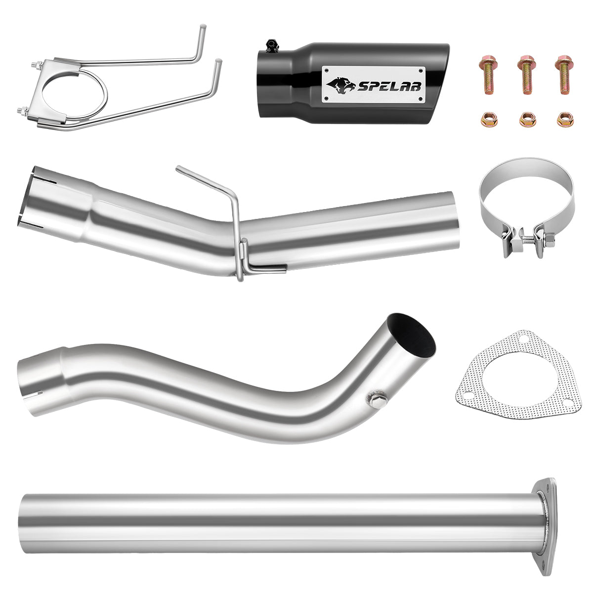 Escape trasero DPF de 4'' para motores Powerstroke de 6,7 L (2011-2016) Ford F250 F350 F450
