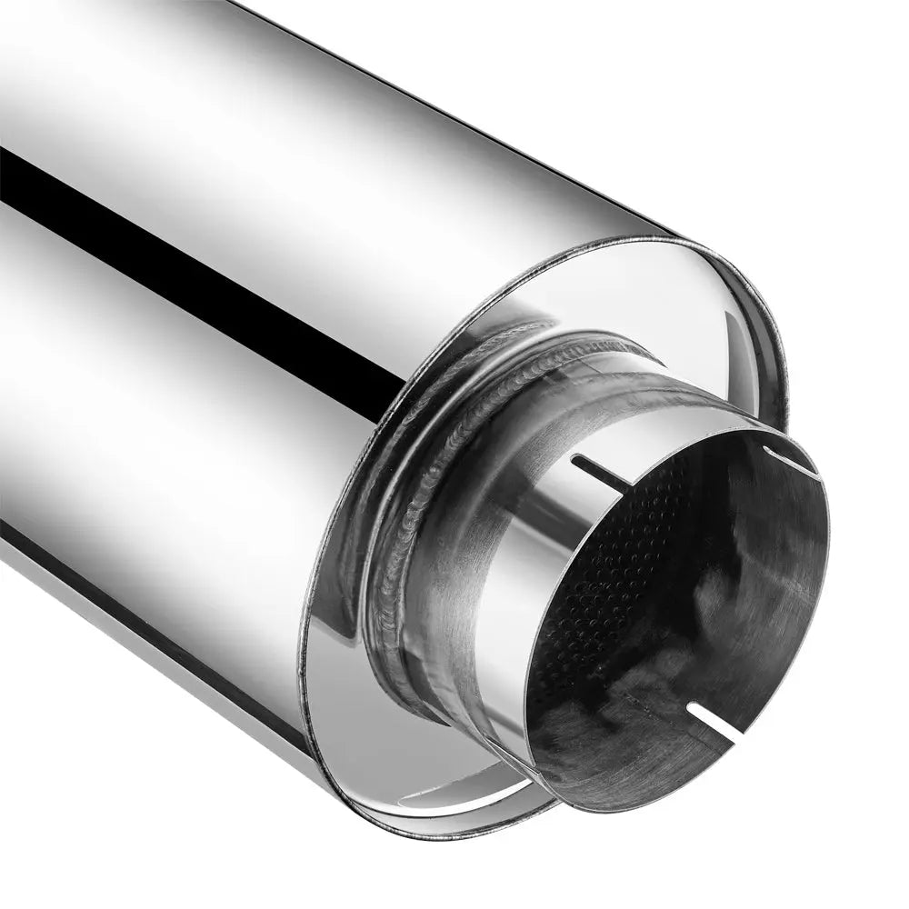 5.0 in. Inlet, 31 in. Overall Exhaust Resonator 8 in. Diameter Flashark