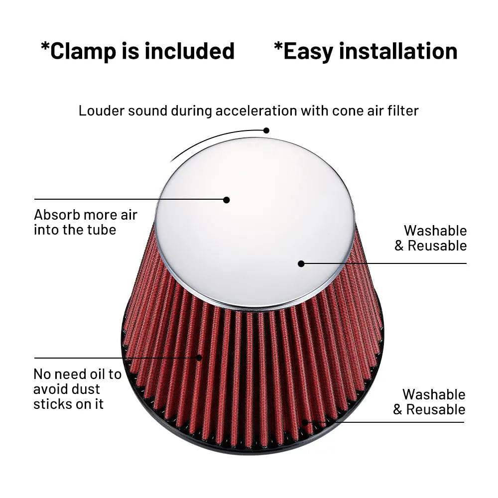 Cold Air intake kit for 2002-2008 Dodge RAM 1500 2500 3500 4.7L / 5.7L V8 Flashark