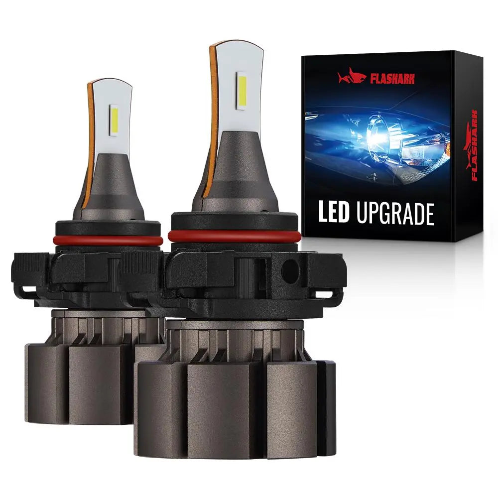 5202 PS24W LED Fog Light Bulbs 22W 6000LM 6000K | 2 Bulbs Flashark