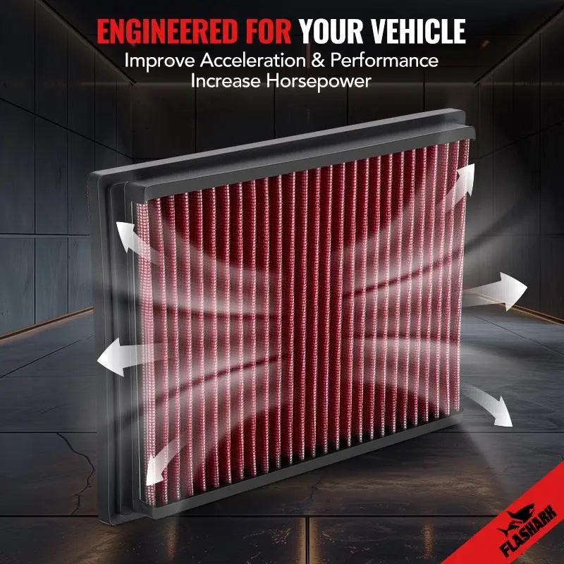 Air Filter for 1990-2006 BMW 520i/525i/530i/Z3/728i/728iL/323Ti/523i/528i Flashark