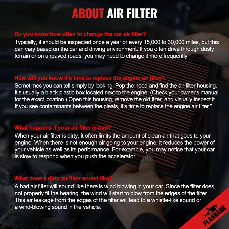 Air Filter for 1990-2006 BMW 520i/525i/530i/Z3/728i/728iL/323Ti/523i/528i Flashark