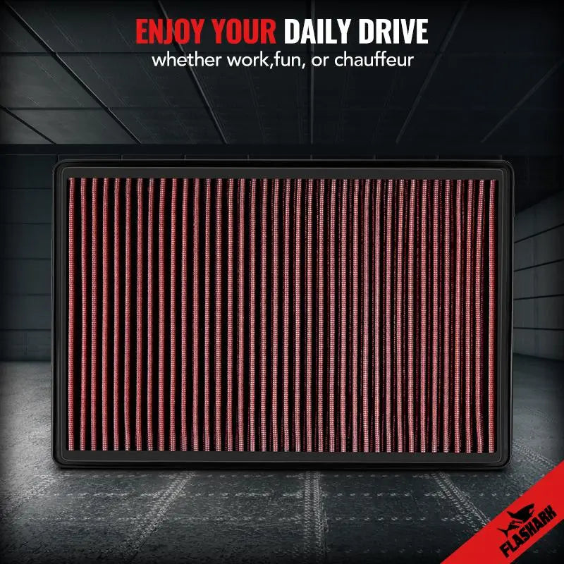 Air Filter for 2002-2019 Dodge Ram 1500/2500/3500/4500/5500 High Flow Flashark