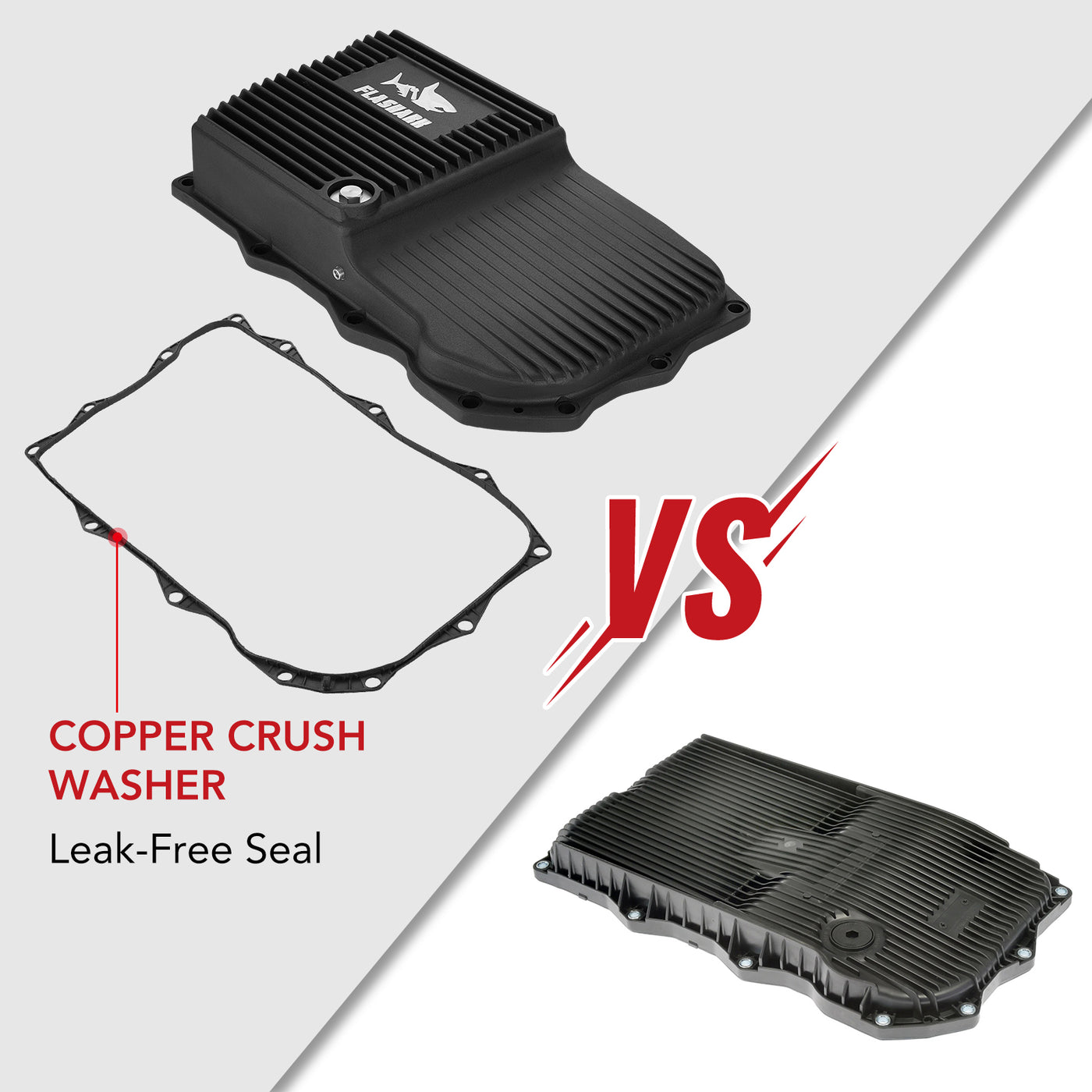 8HP70 Transmission Pan for 2013-2025 Ram Pickup 1500/2500/3500 2015–2022 Dodge Charger/Challenger 6.4/5.7/3.0 V8