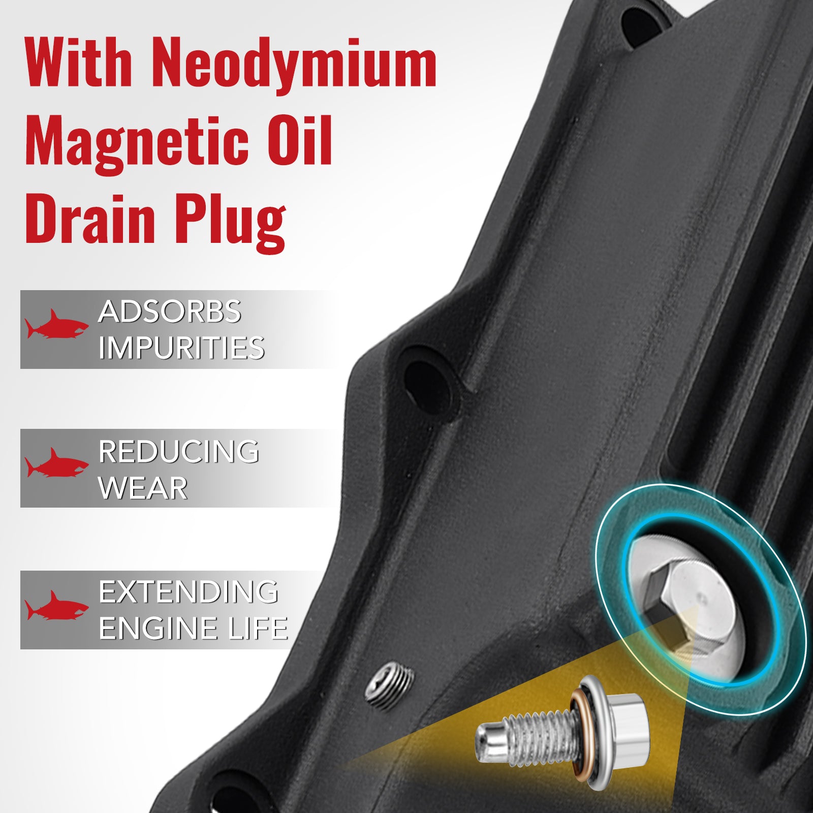Cárter de transmisión 68RFE y 8HP70 para camionetas Ram 1500/2500/3500 (2013-2025) y Dodge Charger/Challenger 6.4/5.7/3.0 V8 (2015-2022)