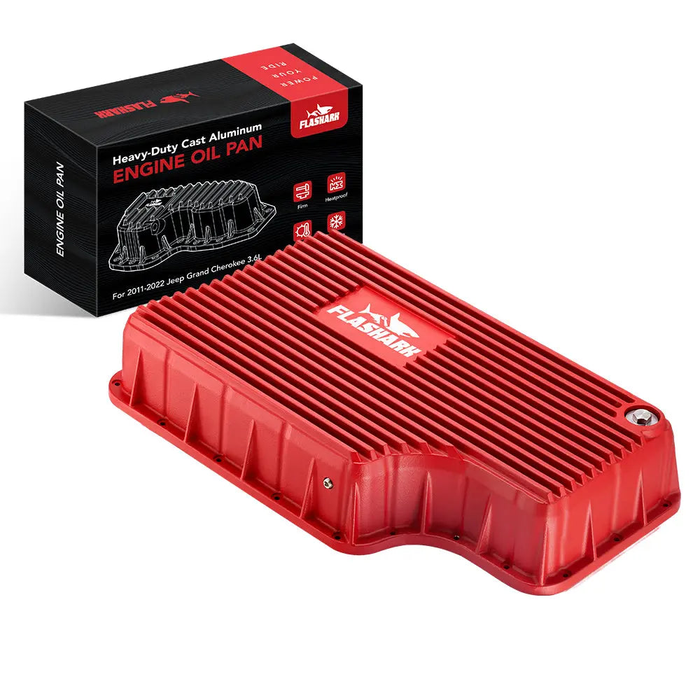 6R140 Transmission Pan for 2011-2019 Ford F-250/F-350/F-450 6.7L Powerstroke Diesel Flashark