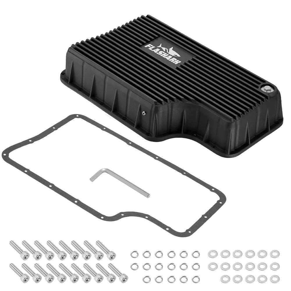 6R140 Transmission Pan for 2011-2019 Ford F-250/F-350/F-450 6.7L Powerstroke Diesel Flashark
