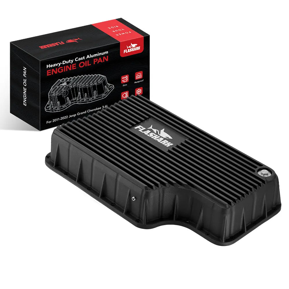 6R140 Transmission Pan for 2011-2019 Ford F-250/F-350/F-450 6.7L Powerstroke Diesel Flashark