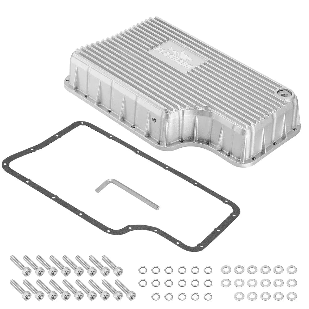 6R140 Transmission Pan for 2011-2019 Ford F-250/F-350/F-450 6.7L Powerstroke Diesel Flashark