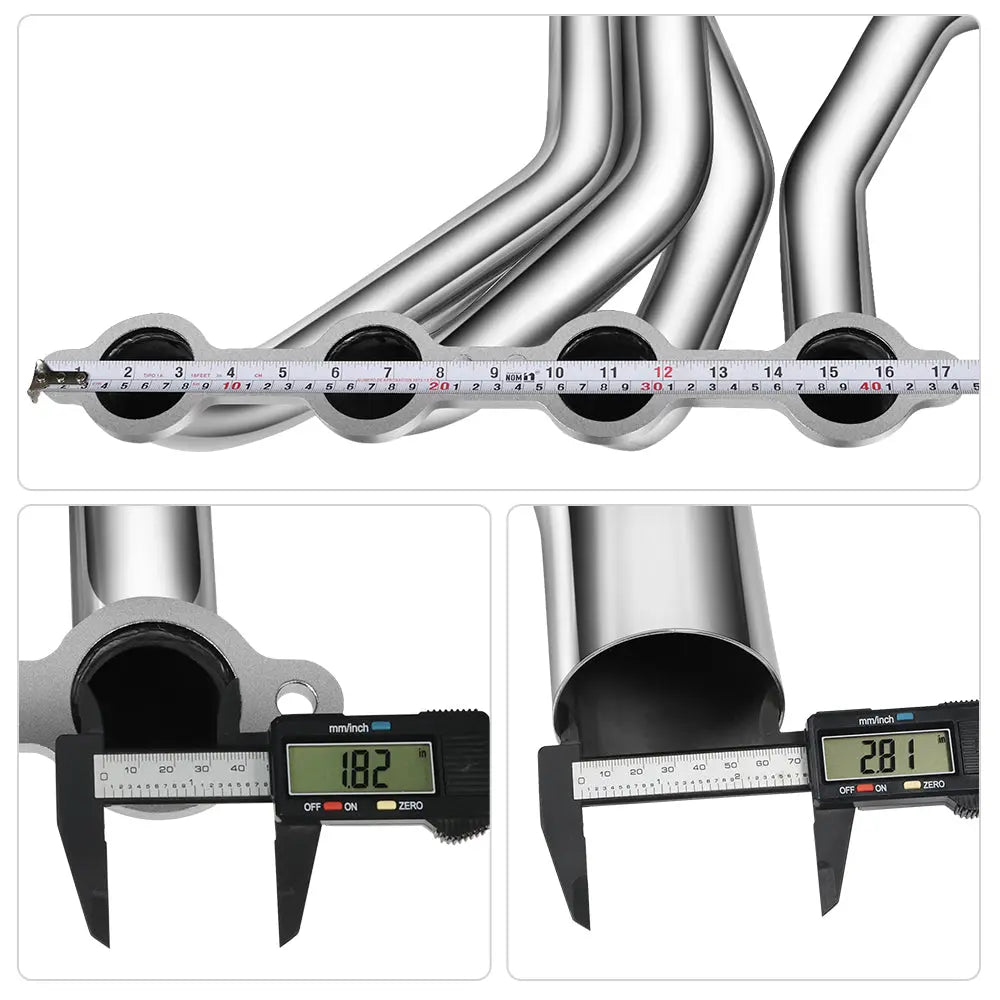 Exhaust Header for 1998-2002 Chevrolet Chevy LS1 Camaro Firebird Headers & Y-Pipe 1 7/8 Race Version F-Body Flashark