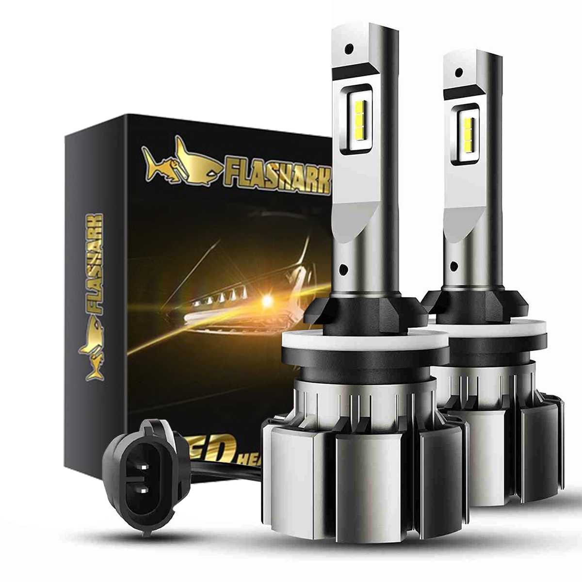 880 LED Fog Light Bulbs 10W 6000LM 6000K | 2 Bulbs Flashark