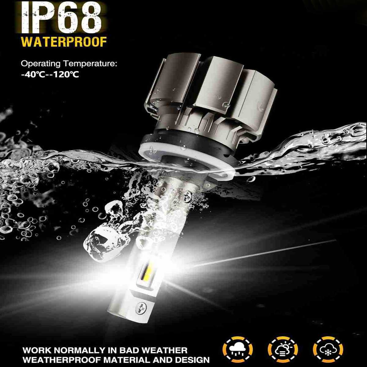 880 LED Fog Light Bulbs 10W 6000LM 6000K | 2 Bulbs Flashark