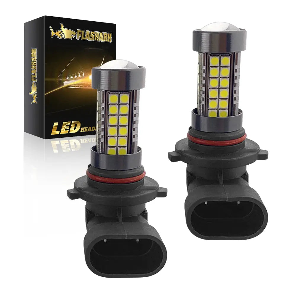 9005 H4 H7 H11 LED Fog Light Bulbs 15W 6000K | 2 Bulbs for 2005-2015 Toyota Tacoma 2008-2010 Toyota Highlander and More Flashark