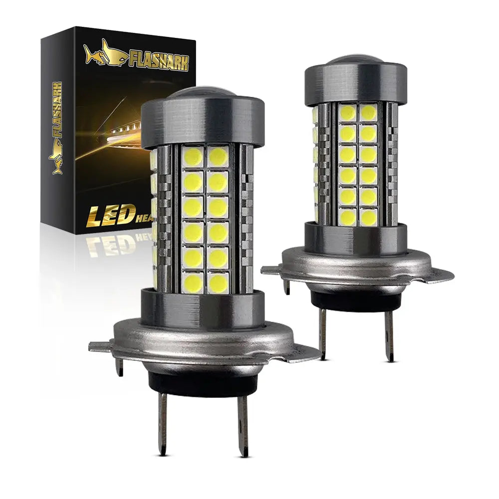 9005 H4 H7 H11 LED Fog Light Bulbs 15W 6000K | 2 Bulbs for 2005-2015 Toyota Tacoma 2008-2010 Toyota Highlander and More Flashark