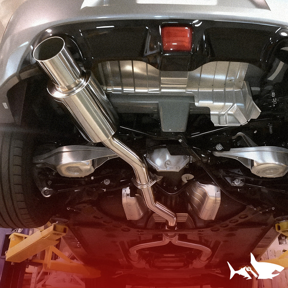 Catback Exhaust for 2003-2008 Nissan 350Z & Infiniti G35 with 4.5'' Single Tip & 3'' Pipe