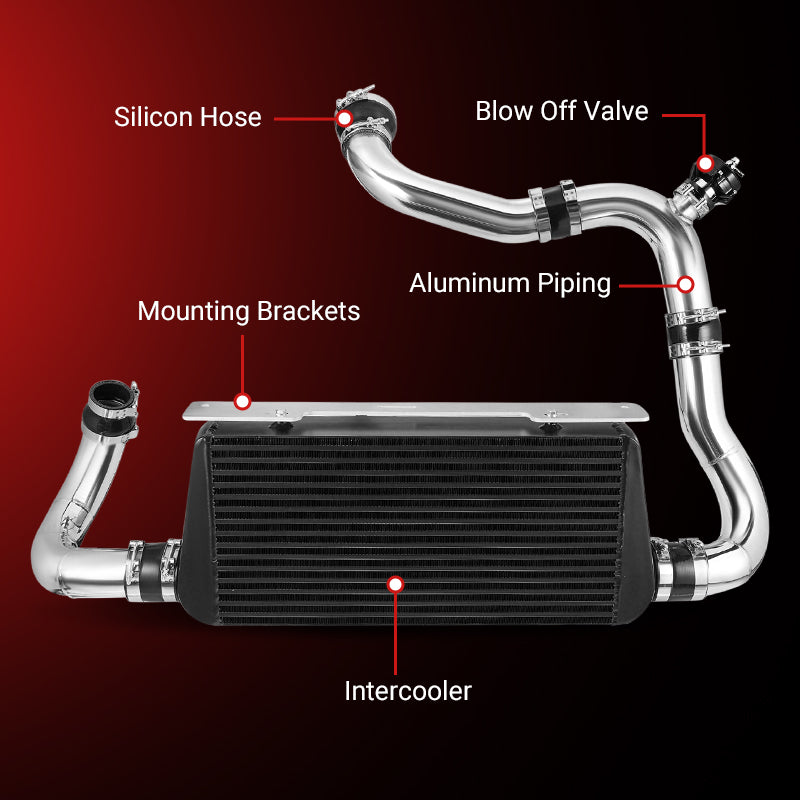 Flashak Intercooler Piping Pipe Tube BOV Kit for 82-92 Chevrolet Camaro LS1 Engine Swap